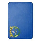 米国ネバダ州旗を持つ大型バスマット バスマット (正面縦)