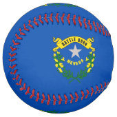 米国ネバダ州旗を持つ愛国的ソフトボール ソフトボール (正面左)