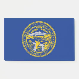 米国ネブラスカ州旗を持つ備考 ポストイット