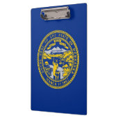 米国ネブラスカ州旗を持つ愛国的なクリップボード クリップボード (左)