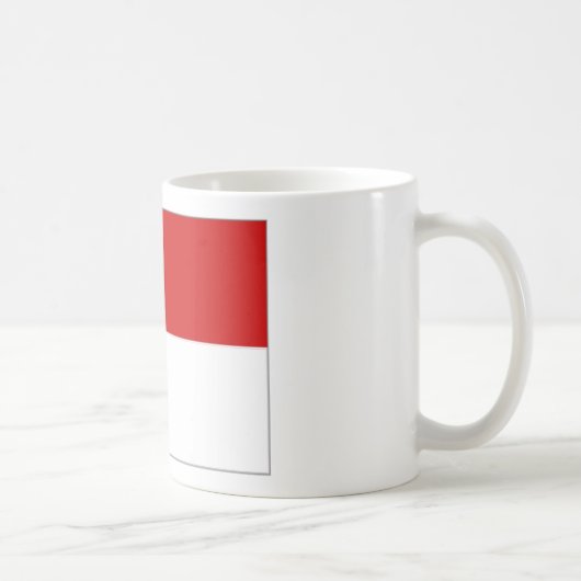 米国ノースカロライナの旗 コーヒーマグカップ (右)