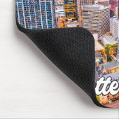 米国ノースカロライナ州シャーロットからこんにちは マウスパッド (コーナー)