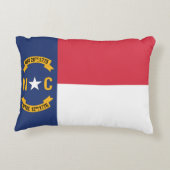 米国ノースカロライナ州旗 アクセントクッション (裏面)