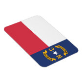 米国ノースカロライナ州旗 マグネット (右側)