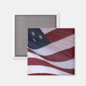 米国ノースカロライナ州旗 マグネット (正面/裏面)