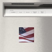 米国ノースカロライナ州旗 マグネット (インサイチュ (食洗機))