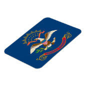 米国ノースダコタ州旗 マグネット (左側)