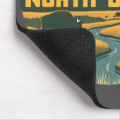 米国ノースダコタ州 マウスパッド (コーナー)