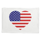 米国ハートフラッグpccnt 枕カバー (裏面)