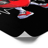 米国ハート病認識度ハート月ハート ポスター (角)