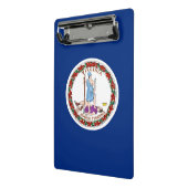 米国バージニア州旗を持つミニクリップボード ミニクリップボード (アングル2)