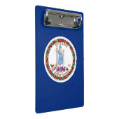 米国バージニア州旗を持つミニクリップボード ミニクリップボード (アングル)