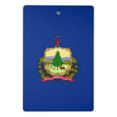 米国バーモント州旗を持つミニクリップボード ミニクリップボード (裏面)