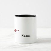 米国パトロール縁どエージェント名Mag (メス) マグカップ (中央)