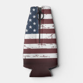 米国パーソナライズされた国旗の愛国心7月4日 ボトルクーラー (裏面)