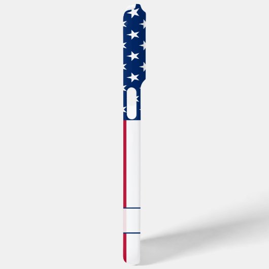 米国パーソナライズされた国旗の星とストライプ Case-Mate iPhoneケース (裏面 / 右)