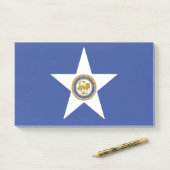 米国ヒューストン州旗を持つノート ポストイット (デスク)