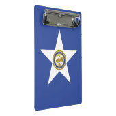 米国ヒューストン州旗を持つミニクリップボード ミニクリップボード (アングル)