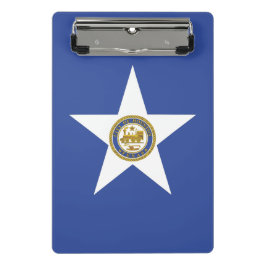 米国ヒューストン州旗を持つミニクリップボード ミニクリップボード