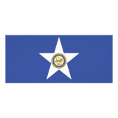 米国ヒューストン州旗を持つラックカード ラックカード (裏面)