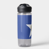 米国ヒューストン市旗を持つウォーターボトル ウォーターボトル (正面)