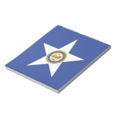 米国ヒューストン市旗を持つメモ帳 ノートパッド (回転)