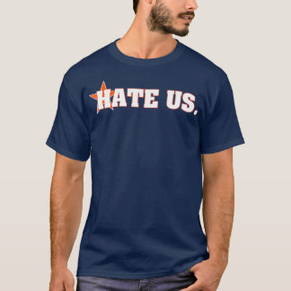 米国ヒューストン野球ファンを憎む Tシャツ
