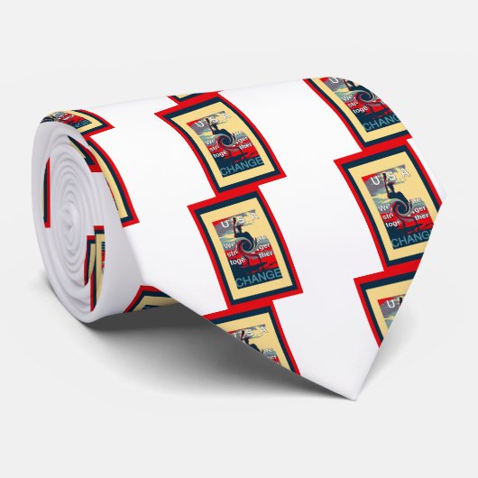 米国ヒラリーは我々が共に強い ネクタイ (ロール)