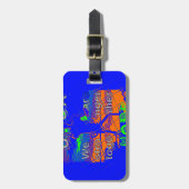 米国ヒラリーは我々が強いことを望む ラゲッジタグ (正面縦)