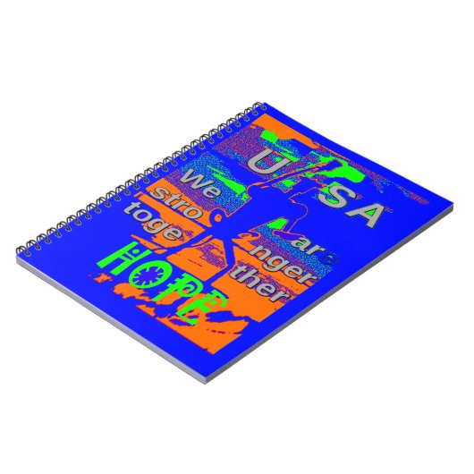 米国ヒラリーは、私たちが一緒に強くなることを願っている ノートブック (左側)