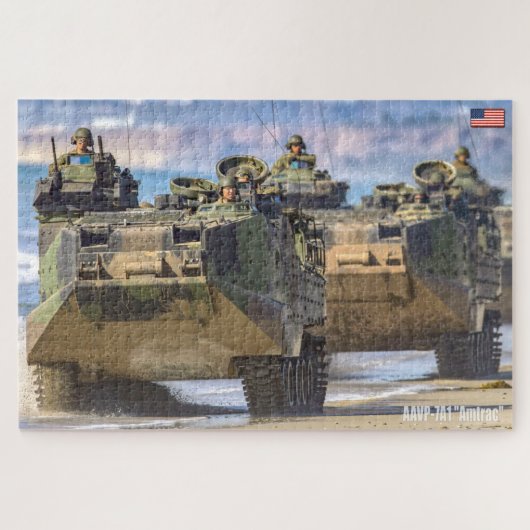 米国ビーチアサルト – AAV (20x30インチ) ジグソーパズル (横)