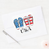 米国ビーチサンダル スクエアシール (封筒)