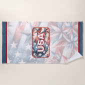 米国ビーチタオル ビーチタオル (正面)