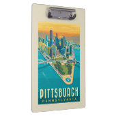 米国ピッツバーグ州(PA) | 鳥瞰図 クリップボード (右)