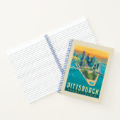 米国ピッツバーグ州(PA) | 鳥瞰図 ノートブック (内部)