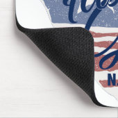 米国ファッションガール米国ハート国旗nyc マウスパッド (コーナー)