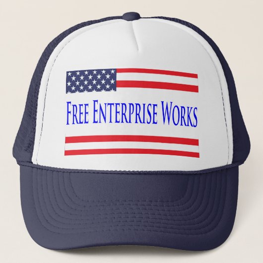 米国フラッグフリーEnterprise Works Hat キャップ (正面)