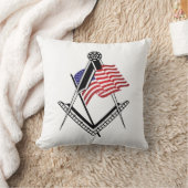 米国フリーメーソン記号 クッション (ブランケット)