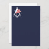 米国フリーメーソン記号 招待状 (正面/裏面)