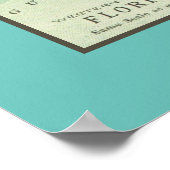 米国フロリダ州のヴィンテージ地図 ポスター (角)