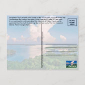 米国フロリダ州エバーグレーズシティ ポストカード (裏面)