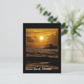 米国フロリダ州ココアビーチの日の出 ポストカード (スタンド正面)