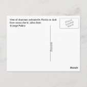 米国フロリダ州ジャクソンビル ポストカード (裏面)