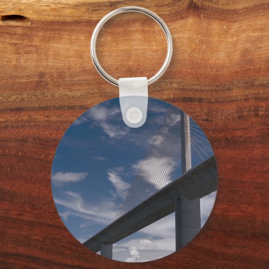 米国フロリダ州タンパ湾サンシャインスカイウェイブリッジ キーホルダー (正面)