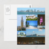 米国フロリダ州ハガキMiami Monuments ポストカード (正面/裏面)