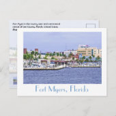米国フロリダ州フォートマイヤーズ ポストカード (正面/裏面)