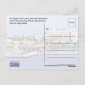 米国フロリダ州フォートマイヤーズ ポストカード (裏面)