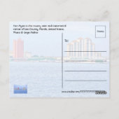 米国フロリダ州フォートマイヤーズ ポストカード (裏面)