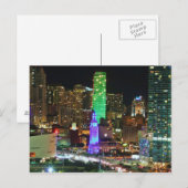 米国フロリダ州マイアミのハガキBiscayne Boulevard ポストカード (正面/裏面)