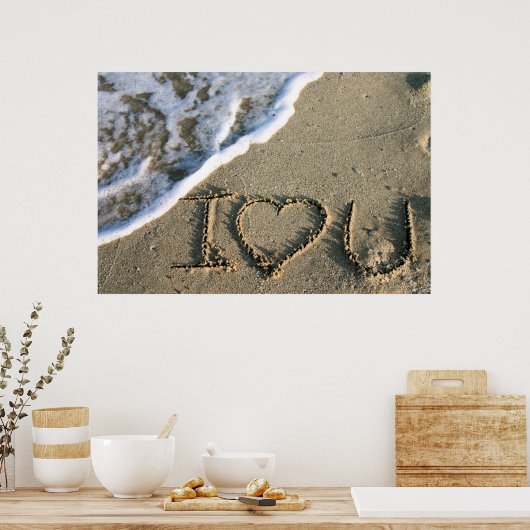 米国フロリダ州マイアミ。私はあなたを愛している ポスター (キッチン)